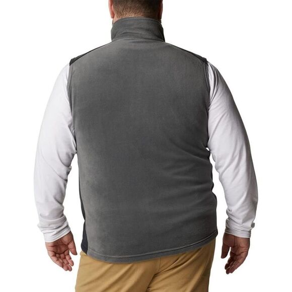 Columbia Men's Fleece‎ Zip-Up Vest Green Black XL - Picture 2 of 15